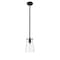Z-Lite Kira Pendant, 1-Light, 5 In.W x 8 In.H, Matte Black/Clear 7508MP-ROD-MB - alternate 4
